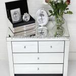 HWM30056 contemporary mirrored furniture-mirror chest HWM30056