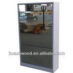 HXSC130809-S01 mordern MDF/PB Board shoe cabinet with mirror HXSC130809-S01