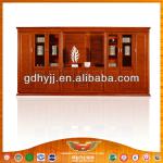 HY-C3909 Teak Wood 9 Doors Filling Cabinet with glass/bookcase HY-C3909