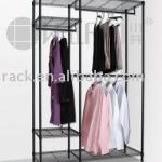 IKEA Style DIY Bedroom Metal Fabric Wardrobe Rack, NSF Approval CJ-B1167