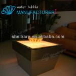 Indoor standing bar table with led light and bubble wall. SBM242413T