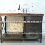 INDUSTRIAL ANTIQUE VINTAGE METAL TABLE FURNITURE SH-ICB-34