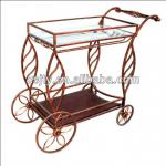 Iron craft liquor trolley /room service car for hotel NC - L 01