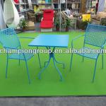 Iron or Alu bright color chairs table MX-0783