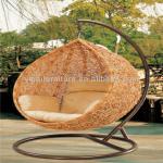 iron steel rattan outdoor patio garden swing chair for sale YPS083 YPS083