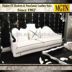 Italian New Antique Chinese Made Leather Classic Sofa JB768 JB756