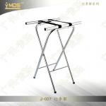 J-007 Stainless Steel Polished Luggage Rack For Hotels J-007