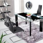 JC-51 modern metal glass dining table JC-51