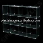 JCR-028 Clear Acrylic Box Display,Tabletop Synthetic Display Cabinet JCR-028