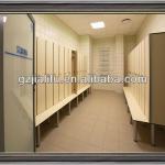 JIALIFU modern phenolic hpl lpcker waterproof storage cabinet/locker shelves in the Public bathhouse JLF-026L