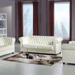 JR1311 Luxury antique chesterfield leather sofa set/studded white thick grain leather living room furniture JR1311  Luxury antique chesterfield leather sofa s