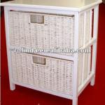 K/D MDF top and paulownia wood frame with paper twist collapsible drawers RD-1209297