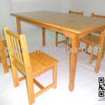 Kids Dining Table And Chair Set Made Of Quality Bamboo - 2 Years Warranty TH-Z1008