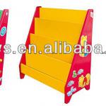 Kids plastic book shelf JS-03101