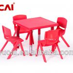 kids plastic square writing table YCY-002-2