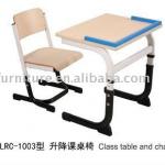 kids school adjustable chair and desk furniture LRK-1003