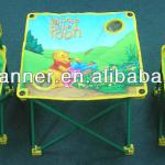 kids table and chairs, children fold up table and chair, hand painted kids table and chairs 703.065L