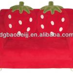 KIDS TODDLERS RED STRAWBERRY SOFA LOUNGE COUCH CHAIR SXBB-281-03