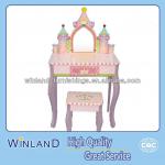 Kids Wooden Fantacy Princess Vanity With Stool KYW-10227A