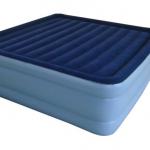 King Size Raised Airbed Inflatable Flock on Top BD-1125F