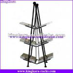 KingKara KACDR007 Metal steel Desk top revolving CD rack KACDR007