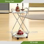 Kitchen Furniture Glass trolley /Service Cart XC-5-028 XC-5-028