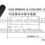 KLD-B/C-140MM gas spring for bed KLD-B/C-140MM