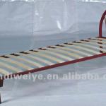 knocked-down Single metal bed frame with Wooden Slats XD-Y-C05