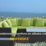 L shape Sofa Outdoor PE Rattan Furniture L Sofa FCO-2432