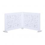 La sezione office desk partition flower pattern Z-RF-DTPWL