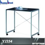 Laptop table with wheels YJ354