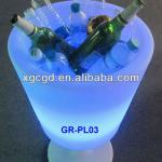 large ice cooling bucket with glowing light GR-PL03