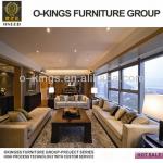 Latest hotel living room sofa set designs OKS-CHS368 Hotel wooden sofa set designs and price