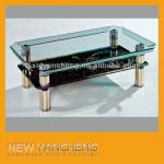 latest modern design economic glass coffee table (Type:F16) F16