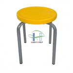 LC-188 Plastic stacking stool, metal frame stacking stool, outdoor stacking stool LC-188