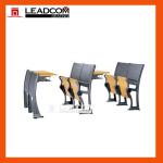 Leadcom School tables and chairs LS-908F series, flip-up tops, various back style look, aluminum stanchion LS-908F SERIES