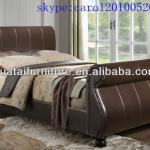 Leather Super King Size Bed HT-HB001