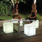 led cube/led glowing cube/led furniture/led table and chairs .