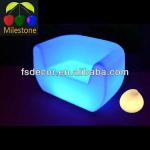 led illuminated bar sofa/ glowing night club led furniture sofa