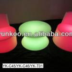 LED light furniture dining table YK-C45