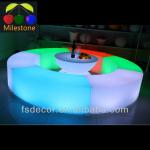 led snake curve bench, led circle bench, led chair MLF-FC03