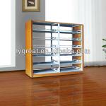 library metal book shelf GLT-10-010