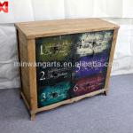 Living room cabinet with 6 color scaleplate drawers M3014