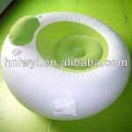 Living room flocked pvc speaker inflatable chair for promotion