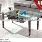 living room furniture metal glass side table F04 F04