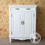 living room furniture Shoes cabinet with white paint shutter (D011) D011