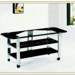 Long Tempered Glass Tv Stand Cabinet Design DT-TV200