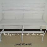 long wooden bench L19W89708-WR L19W89709-WR