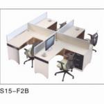 LONGZHAO WOOD GLASS OFFICE FURNITURE PARTITION S15-F2B