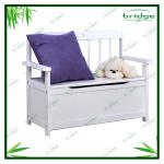 Lovely white bamboo furniture for storage EHC130619G